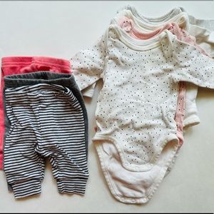H&M and Carter’s lot newborn pants and Onesies